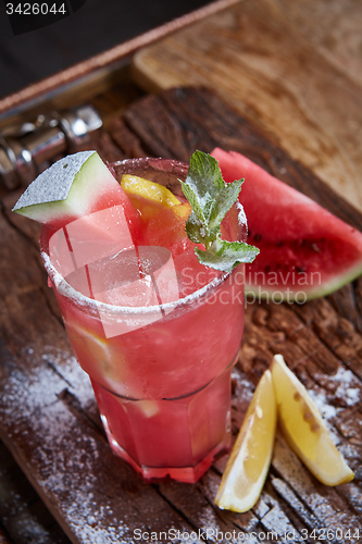 Image of Homemade watermelon lemonade 