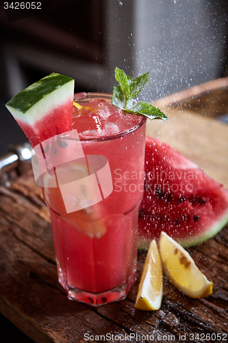 Image of Homemade watermelon lemonade 