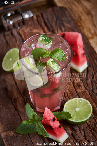 Image of Homemade watermelon lemonade 