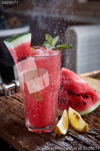 Image of Homemade watermelon lemonade 