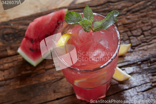 Image of Homemade watermelon lemonade 