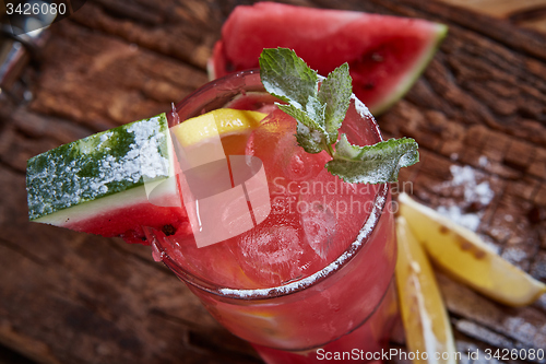 Image of Homemade watermelon lemonade 