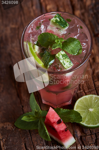 Image of Homemade watermelon lemonade 