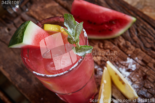 Image of Homemade watermelon lemonade 