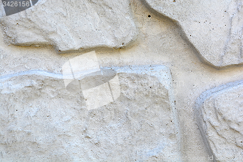 Image of White grunge brick wall background