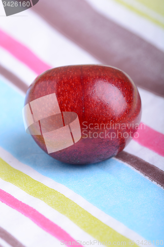 Image of Close up of fresh cherry berries