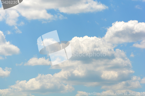 Image of Clouds with blue sky