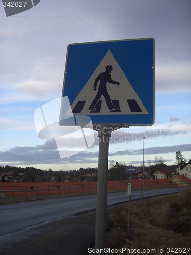 Image of Zebra crossing sign