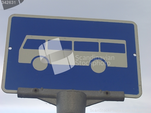 Image of Bus stop sign