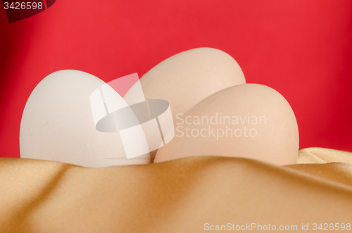 Image of Three eggs in the bowl 