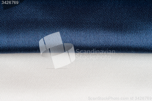 Image of Blue fabric texture