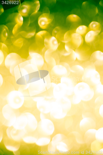 Image of abstract green yellow summer bokeh 