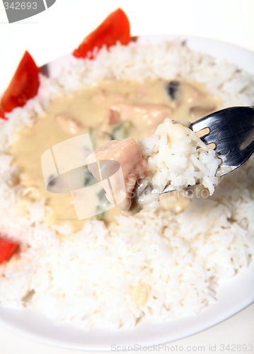 Image of a la king vertical with fork