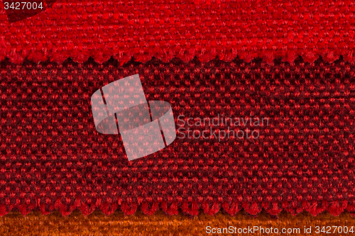 Image of Red fabric