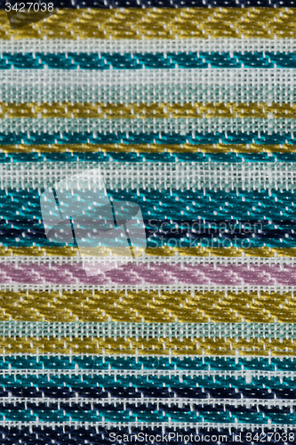 Image of Multi color fabric texture samples