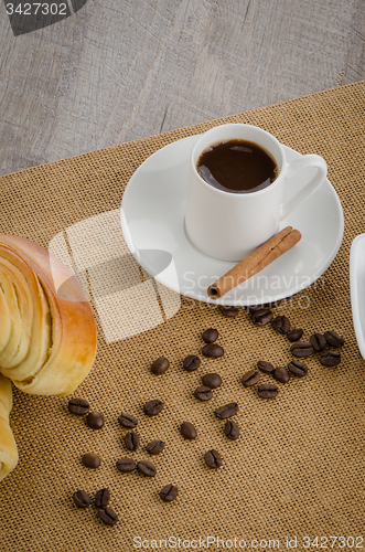 Image of Cup of black coffee 