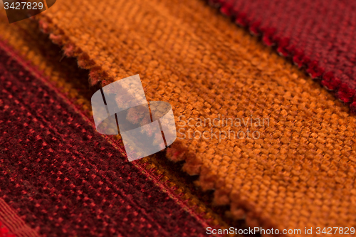 Image of Red fabric