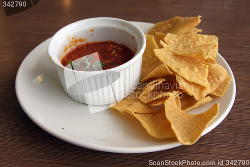 Image of Nachos and salsa