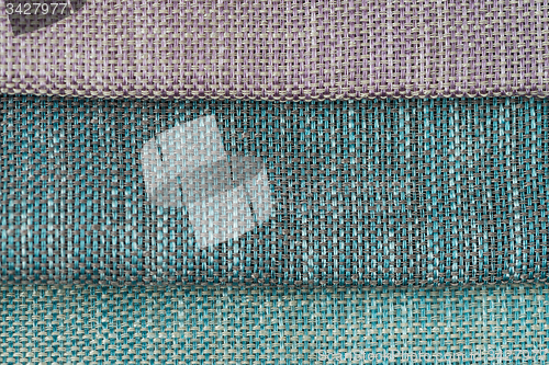 Image of Multi color fabric texture samples
