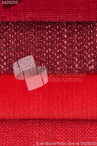 Image of Red fabric