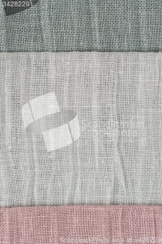 Image of Multi color fabric texture samples