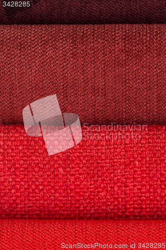 Image of Red fabric