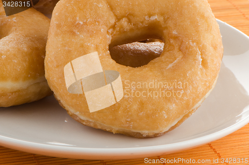 Image of Donuts on a plate 