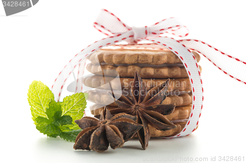 Image of Sandwich biscuits with vanilla filling