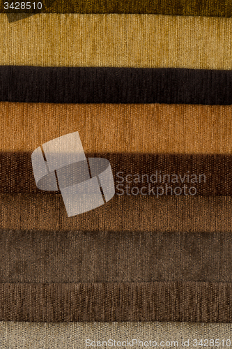 Image of Multi color fabric texture samples