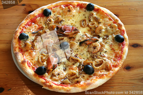 Image of Seafood pizza