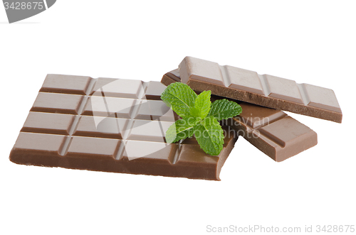 Image of Closeup detail of chocolate