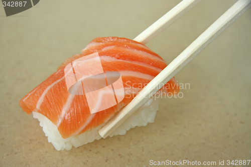 Image of Salmon sushi