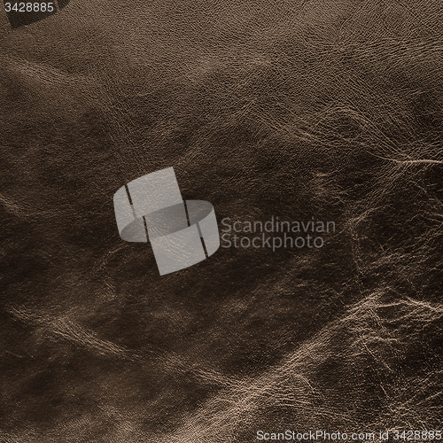 Image of Brown leather
