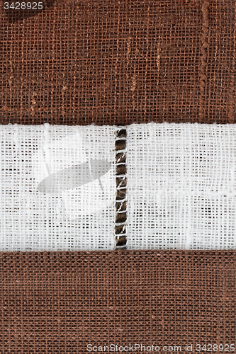 Image of Brown fabric
