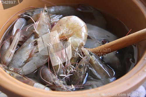 Image of Whole raw prawns