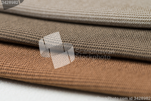 Image of Multi color fabric texture samples