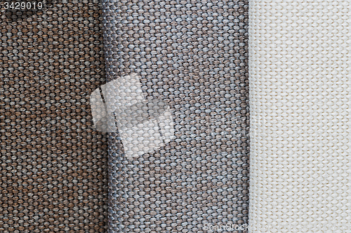 Image of Multi color fabric texture samples