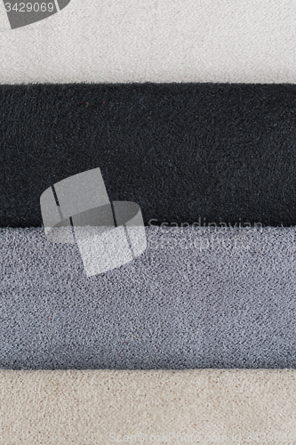 Image of Multi color fabric texture samples