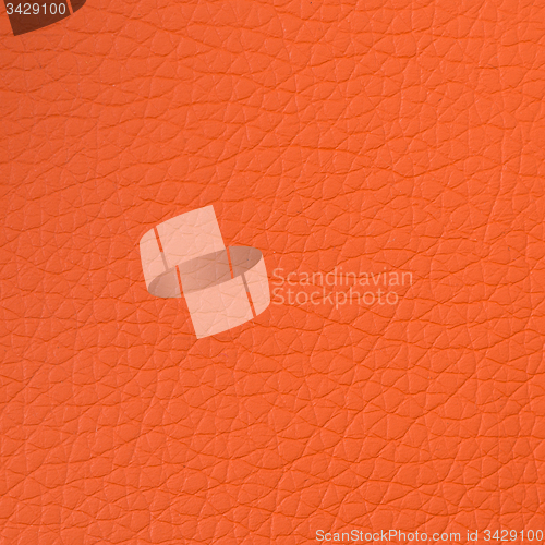 Image of Orange leather