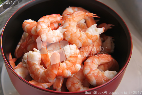 Image of Cooked prawns