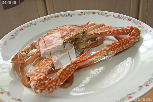 Image of Cooked crab