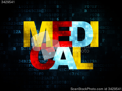 Image of Healthcare concept: Medical on Digital background
