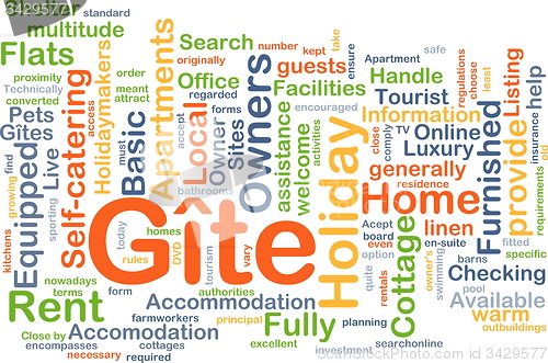 Image of Gite background concept