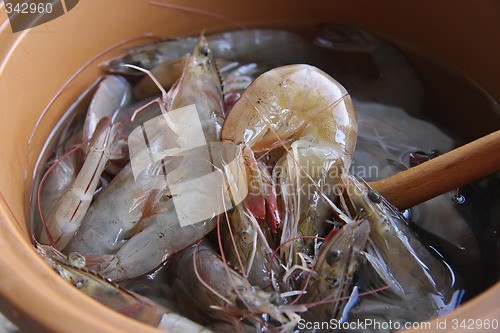 Image of Whole raw prawns