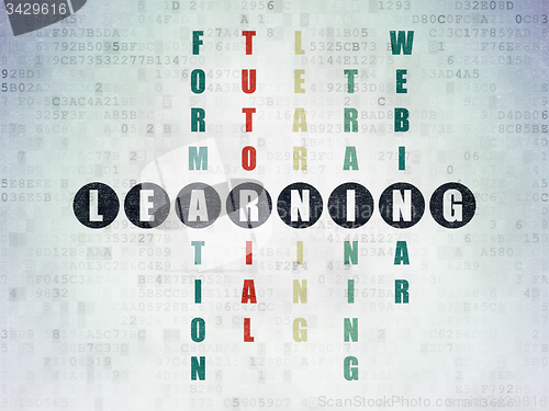Image of Learning concept: word Learning in solving Crossword Puzzle