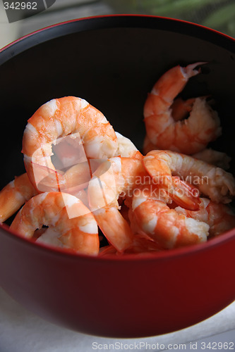Image of Cooked prawns