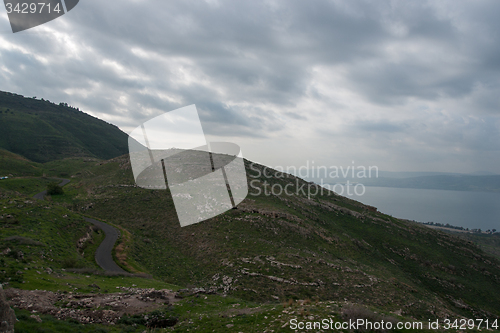 Image of Israeli landscape near Kineret lake