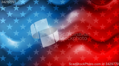 Image of Bright wavy Independence Day background