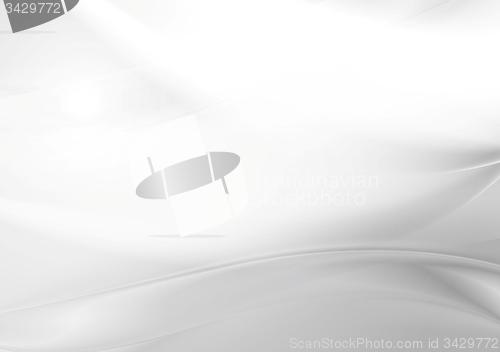 Image of Abstract grey pearl smooth waves