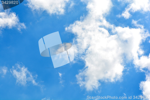 Image of Clouds with blue sky